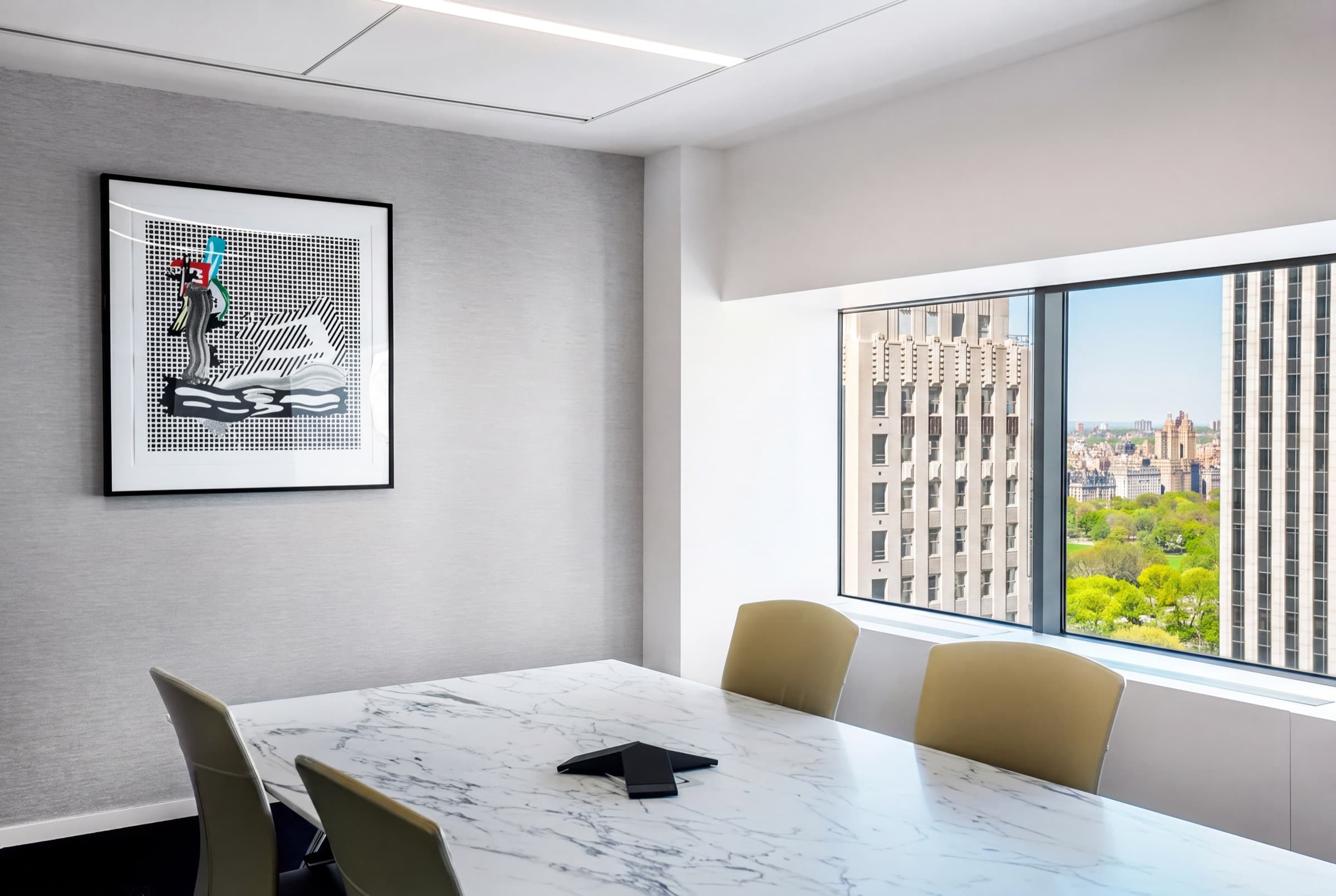 A.G.P. boardroom overlooking Central Park